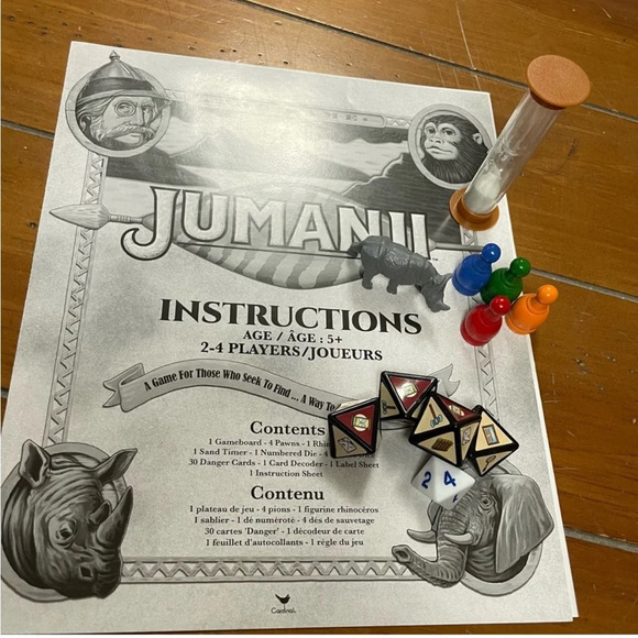 Jumanji 4 Player Boardgame - Picture 3 of 6